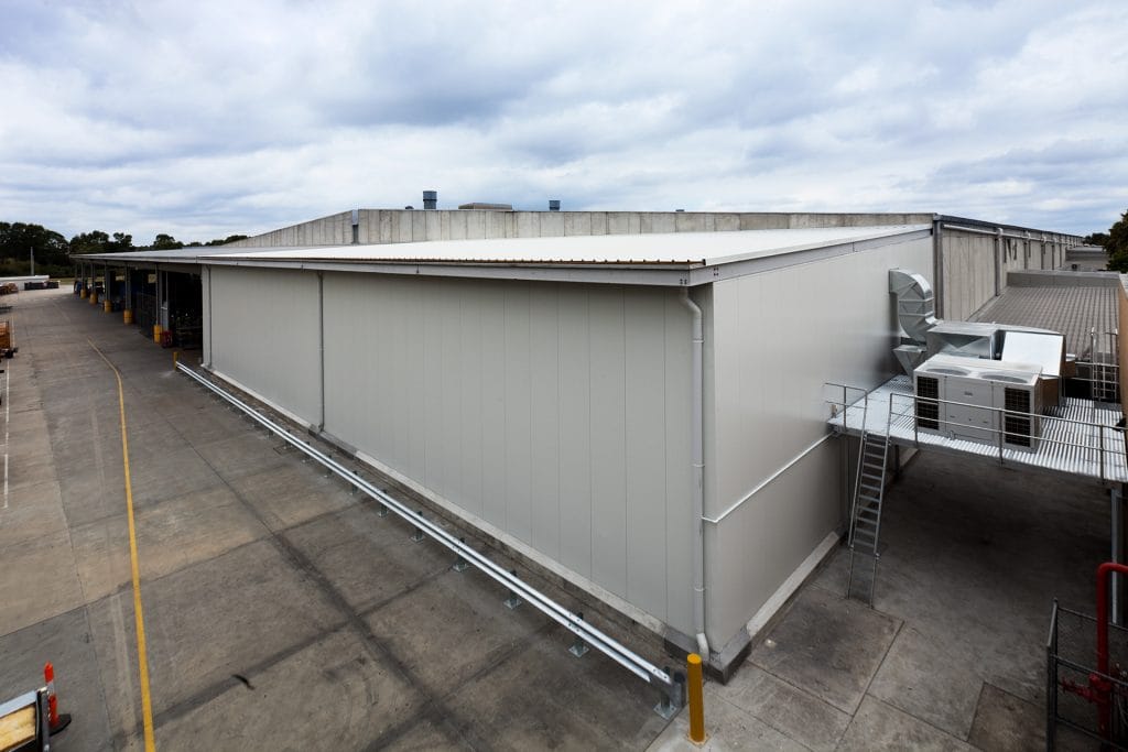 Top view of Australia Post with new mechanical air conditioning unit
